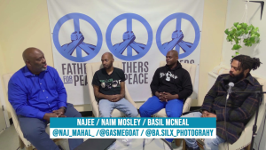 Bill Champagne on the podcast Fathers For Peace. This is an organization that chooses love over hate. On this episode a real fatherhood discussion with Najee, Naim Mosley and Basil McNeal.